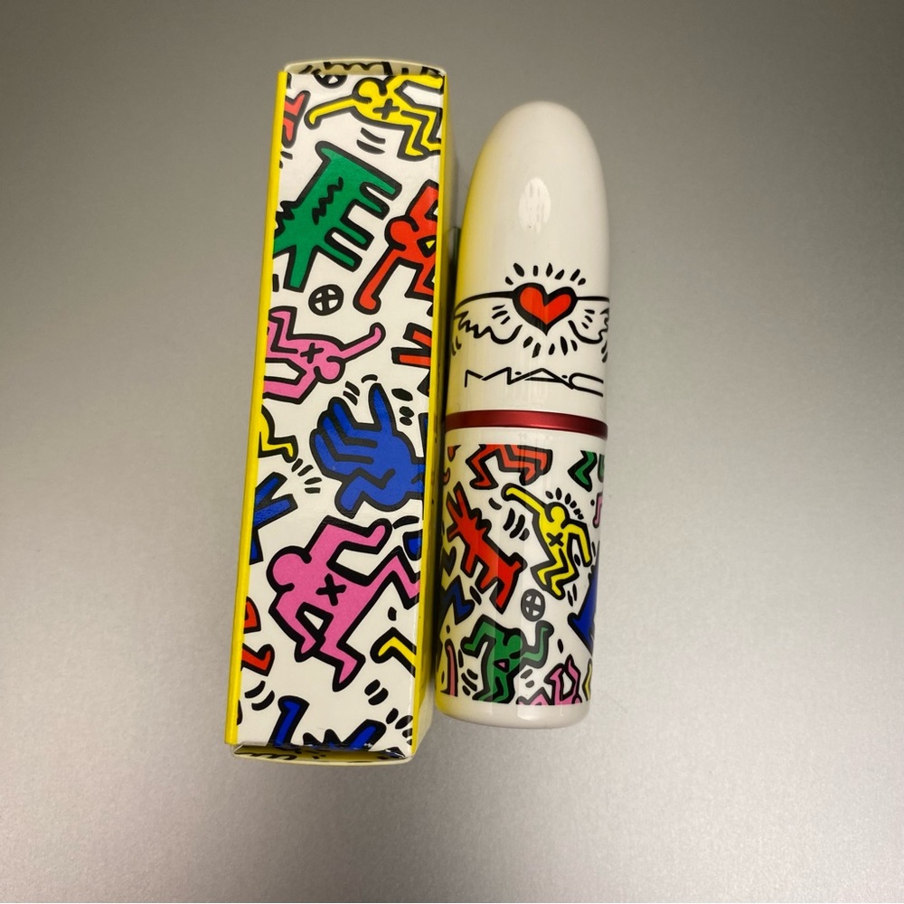MAC x Keith Haring "St. Marks Yellow” Lipstick - Picture 2 of 4